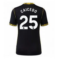 Camiseta Chelsea Moises Caicedo #25 Segunda Equipación Replica 2026-27 para mujer mangas cortas